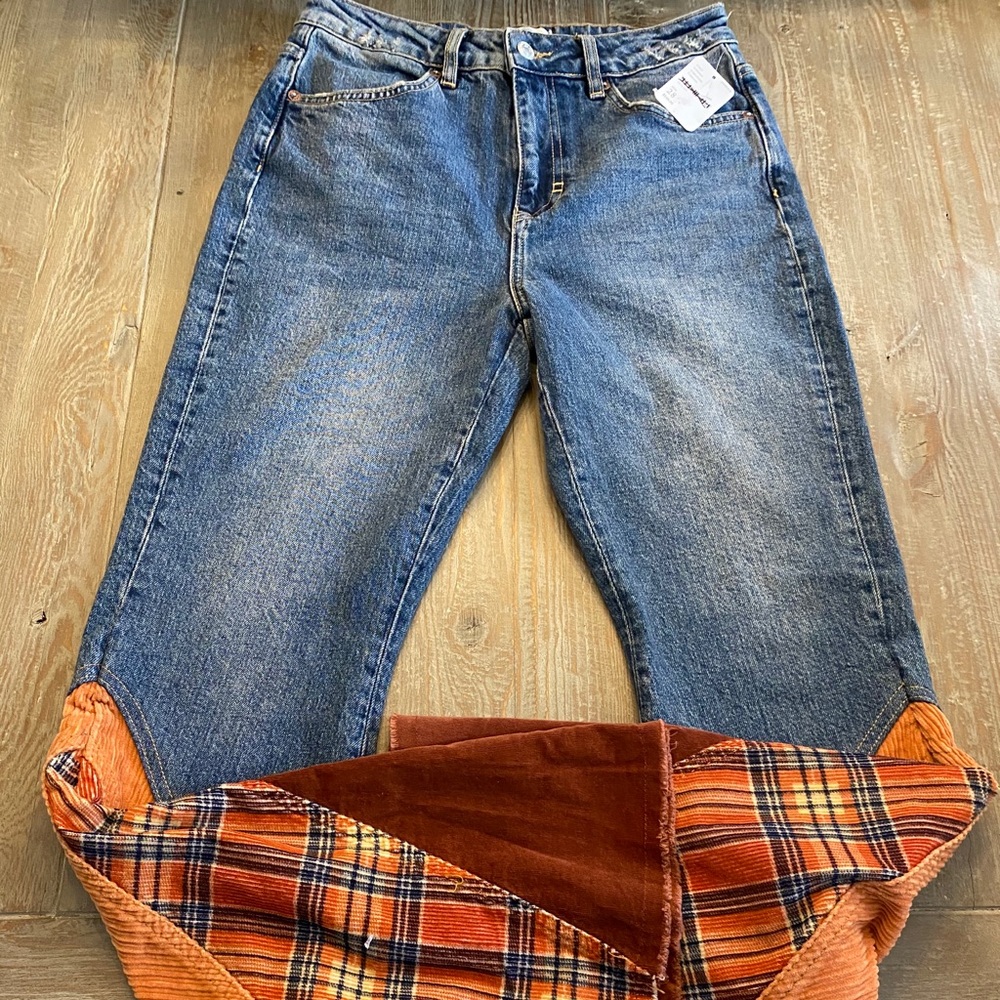 Free People  Flare  jeans  corduroy  bottoms  new
